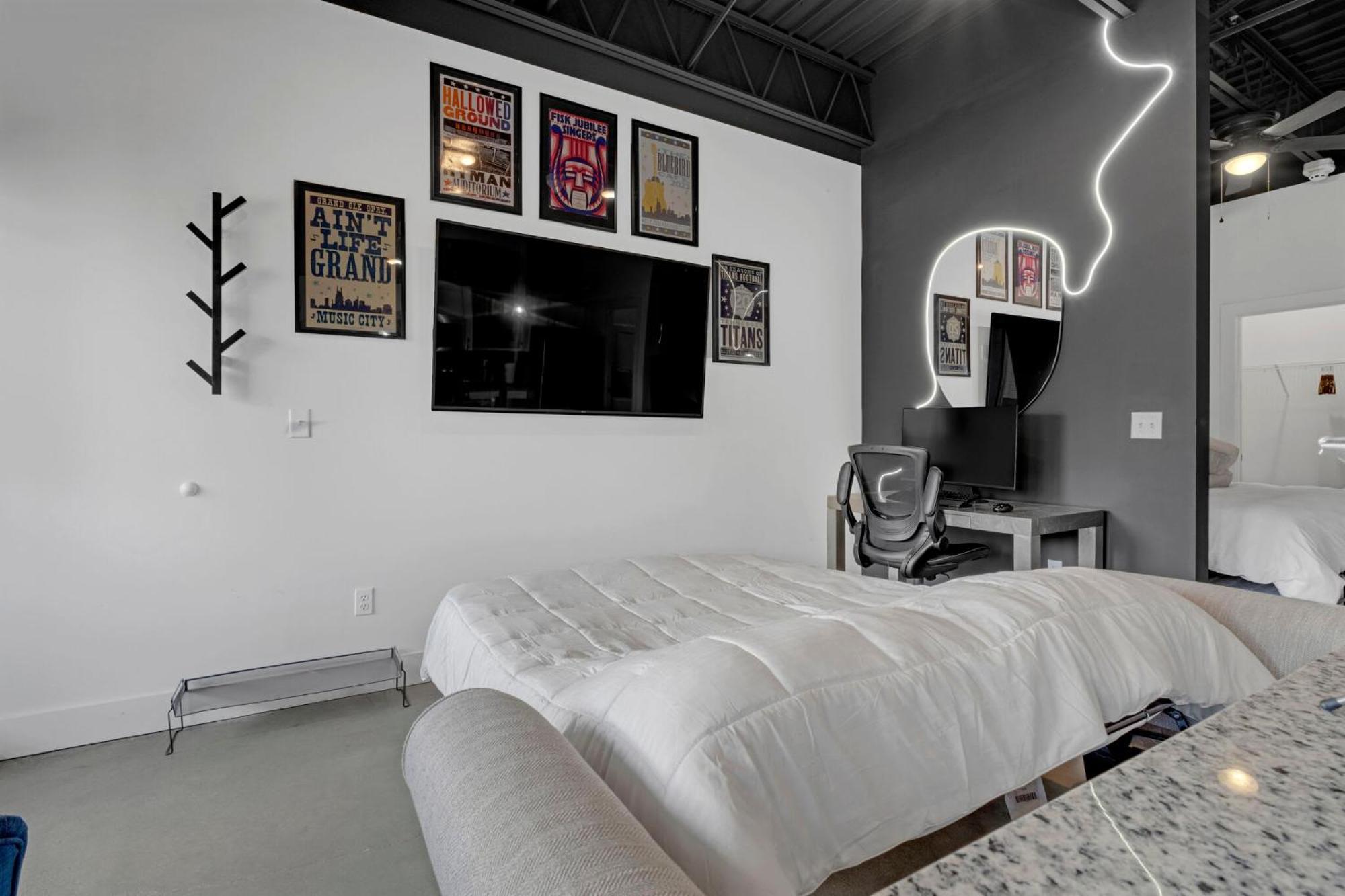 New Studio Sleeps 4 - 7 Mins To Dwtn 纳什维尔 外观 照片