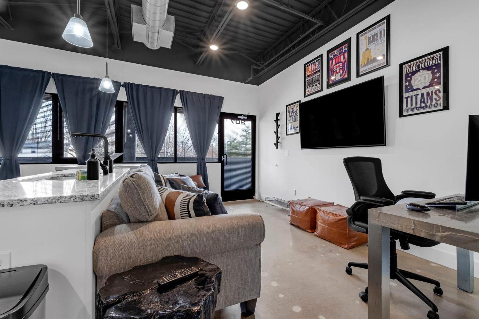 New Studio Sleeps 4 - 7 Mins To Dwtn 纳什维尔 外观 照片