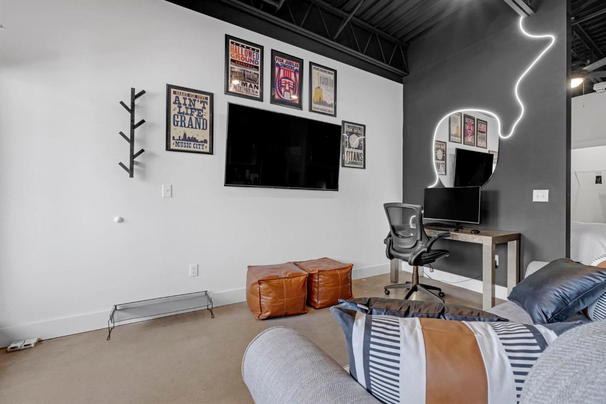 New Studio Sleeps 4 - 7 Mins To Dwtn 纳什维尔 外观 照片